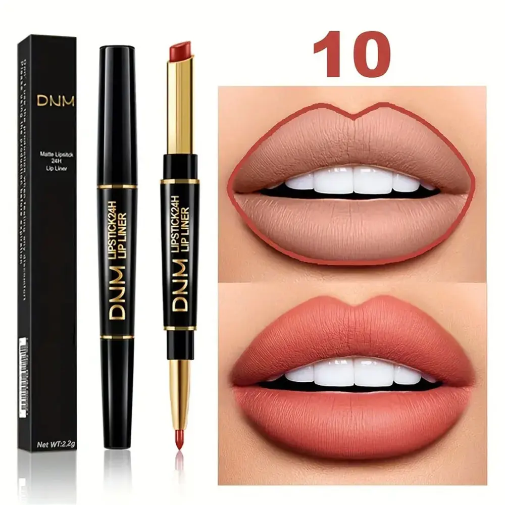 thumbnail image 1 of Double-ended Non-stick Cup Long Lasting Lipstick Lip Liner High Pigmented Waterproof Valentine's Day Gifts, 1 of 5