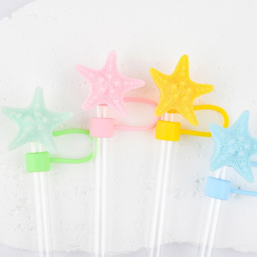 텀블러 컵용 10mm 밀짚 커버 캡, 실리콘 밀짚 토퍼 10mm 0.4인치 재사용 가능한 밀짚 팁 뚜껑, Stanley용 밀짚 팁 커버