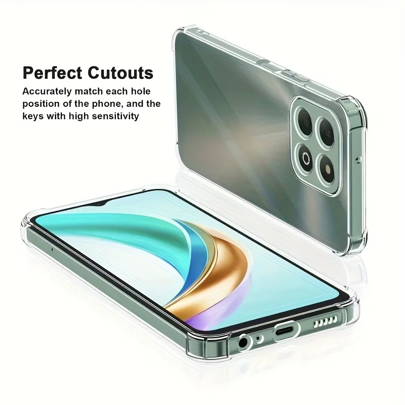 Clear Soft Silicone Back Cover - Transparent Phone Case