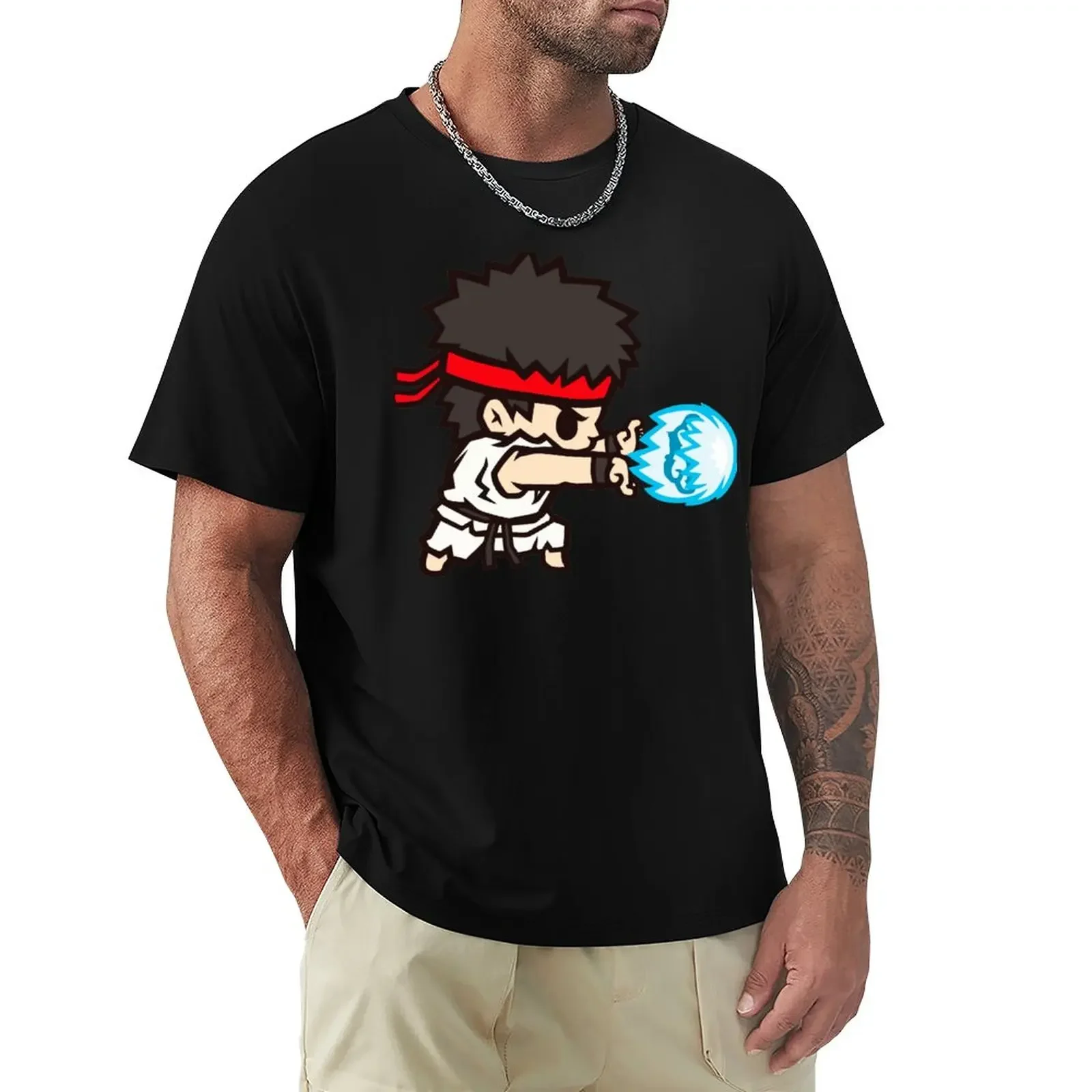 

Hadoken T-Shirt tees summer tops shirts graphic tees men t shirt