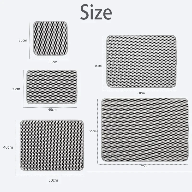 Title 1, Cat Litter Mat Pet Toilet Waterproof Double Lay...