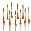 Natrual Wooden Golf Tees 100 Pack Biodegradable Bamboo Golf Tees,More Sturdy and Stable Premium Bamboo Golf Tees 1
