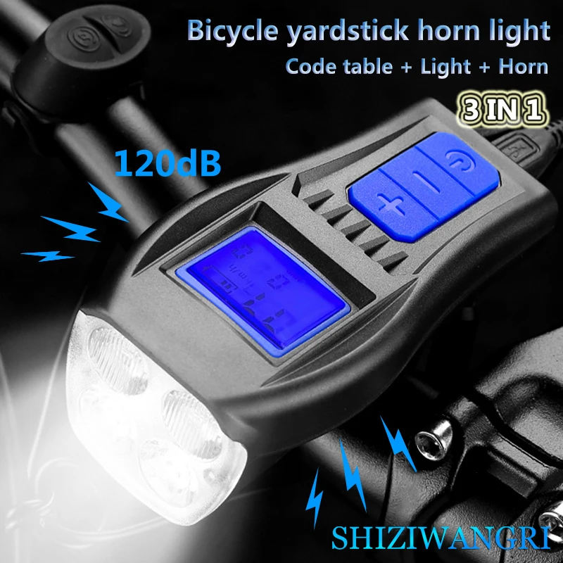 1500mA Bike Light Front Lamp USB Recharge LED Bicycle Light Bicycle