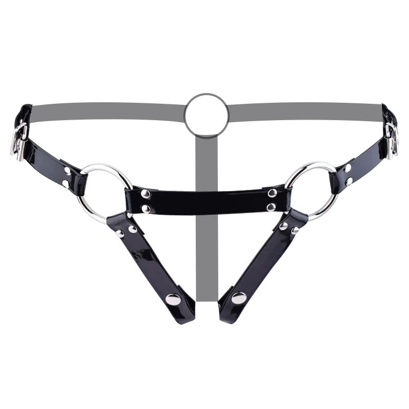 FRKO Male Chastity PU Belt Adjustable Rope Scrotum Ring BDSM Games Erotic Product Adult Sex Toys for Men Underwear Bondage 18+ penis chastity cage chastity lock sex toy