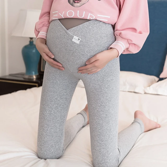 Leggings Pregnant Women Low Waist  Plus Size Maternity Leggings Pockets -  Plus Size - Aliexpress