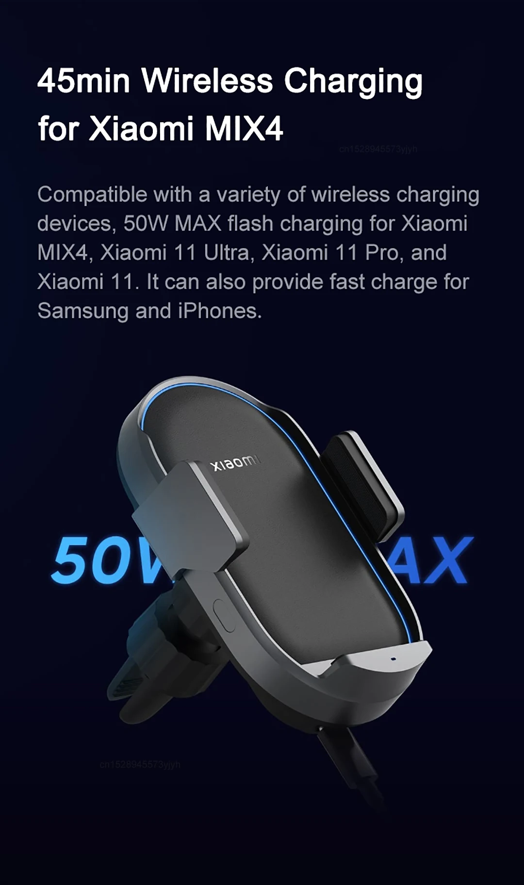 Xiaomi Wireless Car Charger Pro