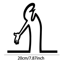 Modern Minimalist Metal Wall Art - Easy Hang Home & Office Decor Gift (L 1pc)