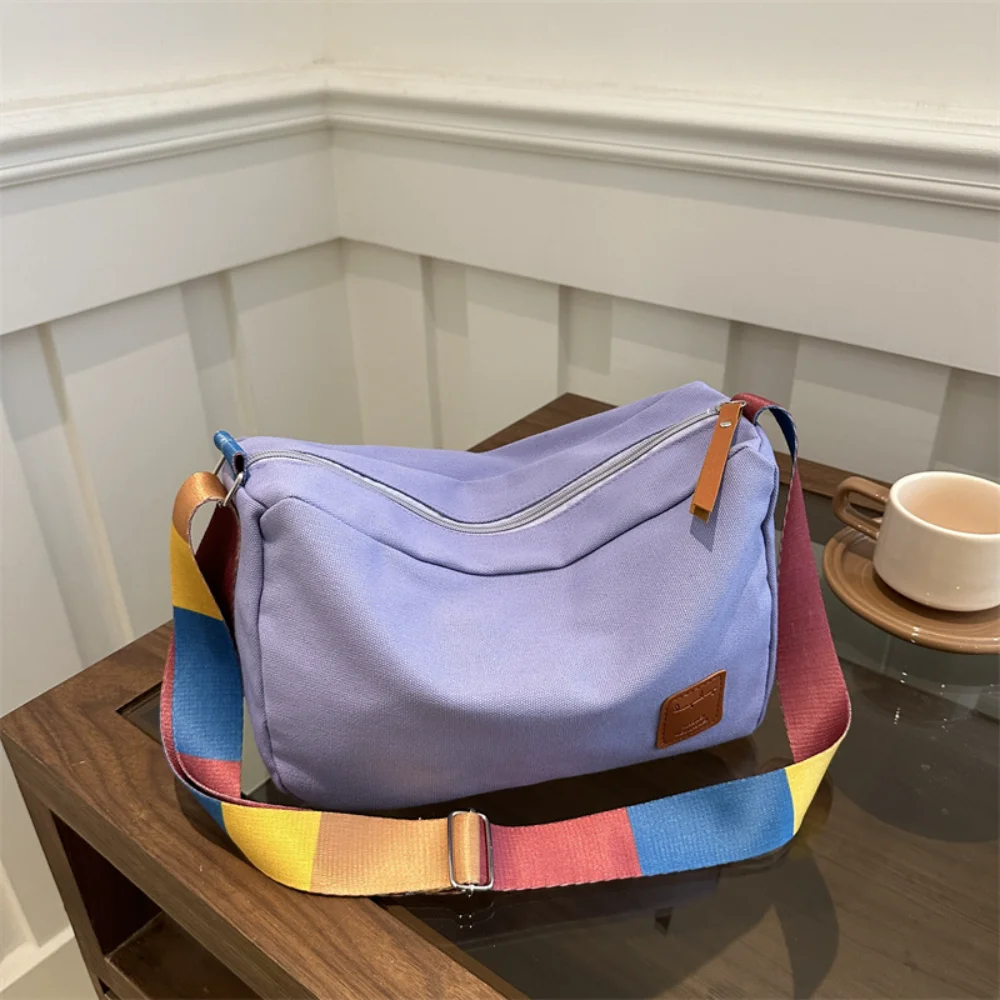 Crossbody Bag Spacious Fashion Messenger Bag Large Capacity Tote Sporty Korean Bag For Shopping Traveling Daily Use