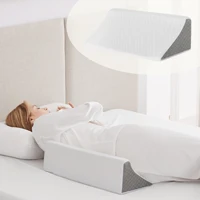 Memory Foam Wedge Pillow For Side Sleepers - Post-Surgery Recovery, Back Pain Relief, Pregnancy Support, Bedding Accessory With 1