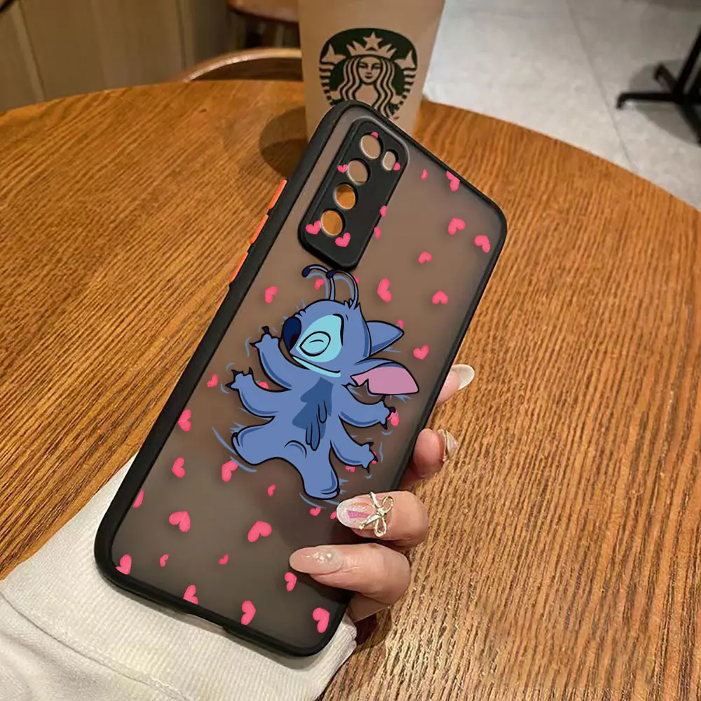 thumbnail image 1 of Matte Case for Huawei NOVA Y70 10 9 8SE 8 7SE 7I 7 6 5I 4 3I 4G 5G Case Funda Coque Capa Shell Cover Lilo & Stitch Cartoon Anime, 1 of 5