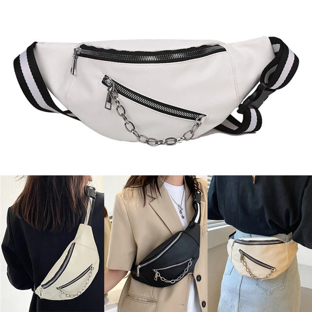 Luxury Lady Waist Bag Brand Designer Fanny pack Coin Purse Fashion Leather  Female Belt Bags Ladies Shoulder Crossbody Chest Bags