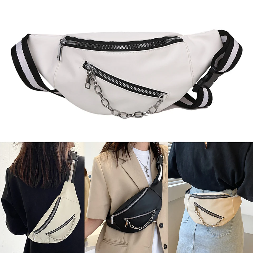 Women Waist Bag Fanny Pack Zipper Chest Bag Female Banana Bag Money Pouch  Travel Shoulder Purse Belly Pocket Hip Bum Bag - AliExpress