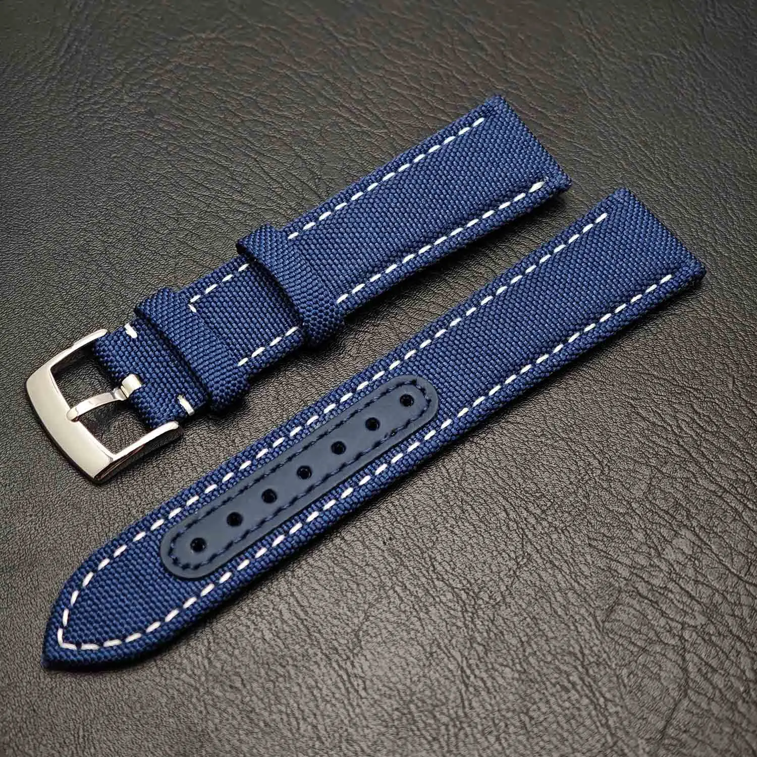 Men's 39.7mm Stainless Steel Watch Case with Moon Back Cover