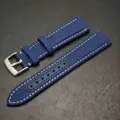 Blue nylon strap