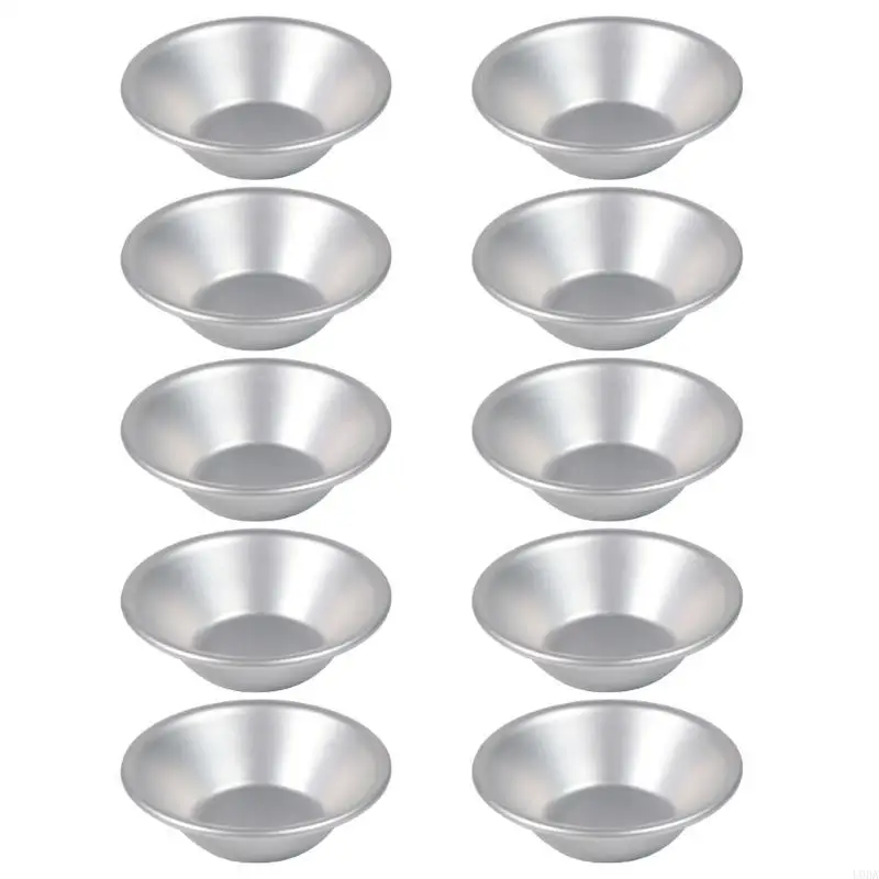 10 Pack kleine Schimmelpackpfannen Gebäckformen bequeme Tortenpfannen Eiertorte Schimmel – Detail 2