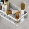 Bathroom Shelf 30/40/50 cm Kitchen Wall Shelf Shower Holder Storage Rack Towel Bar Robe Bathroom Accessorie 4