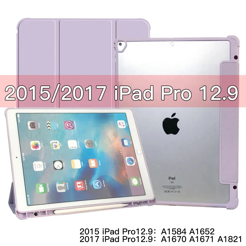 Smart Cover Case with Pencil Holder