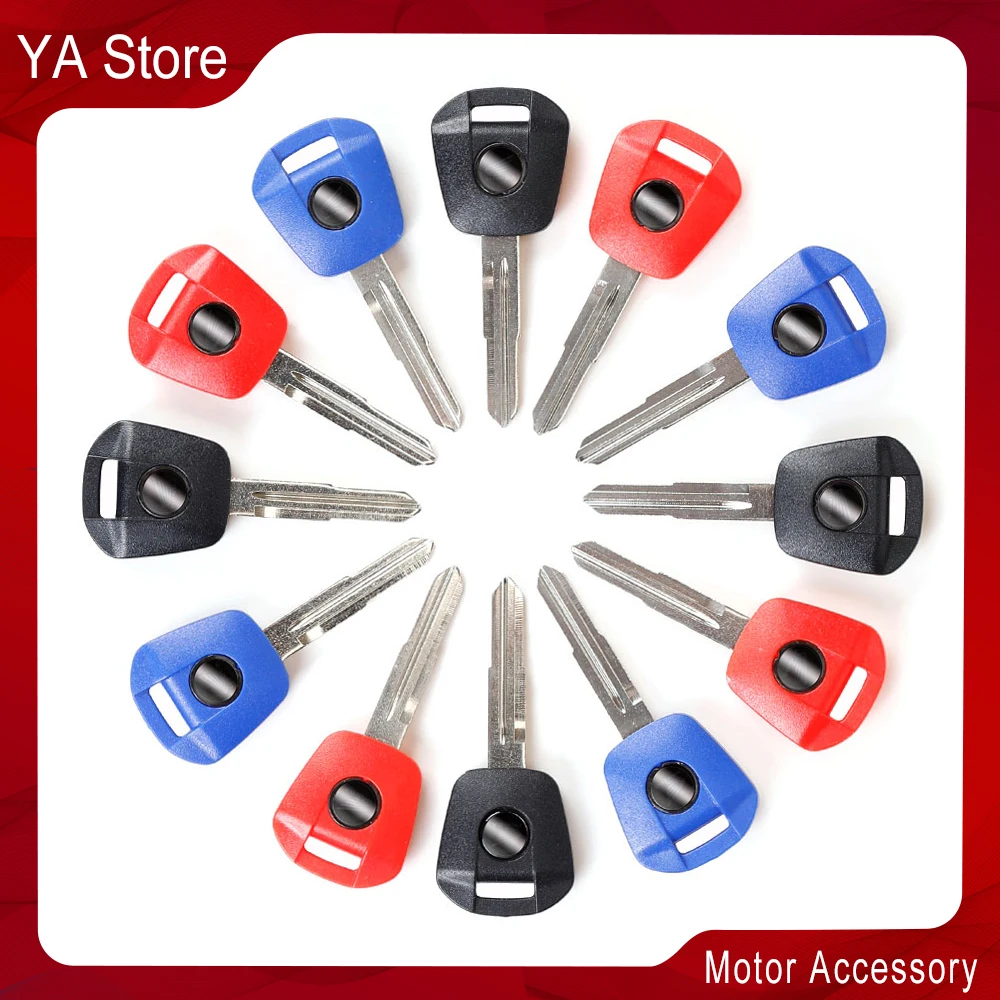 

12Pcs New Blank Key Motorcycle Replace Uncut Keys For HONDA GL1800 GL 1800C F6B GL1500 GL 1500