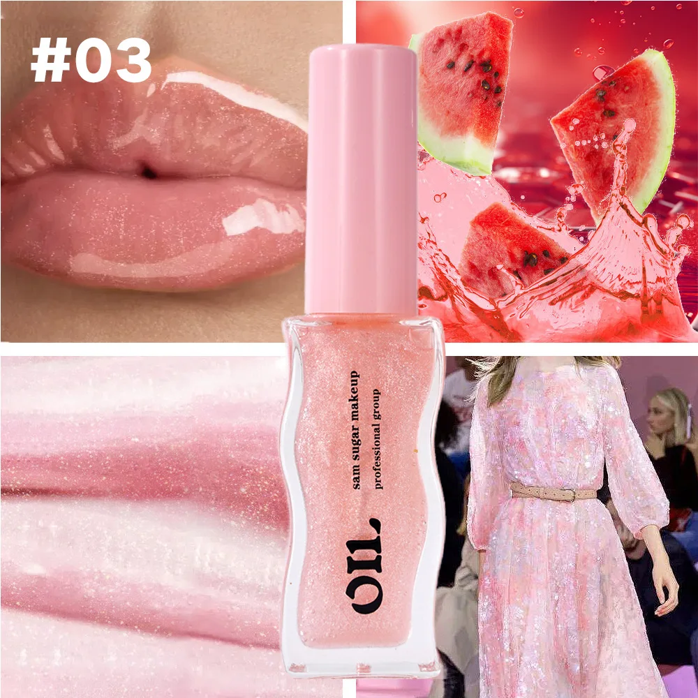 Long-lasting Moisturising Lip Balm 24 Hours Water Resistant Lip Plumper Sexy Jelly Crystal Korean Lipsticks Lipcare For Woman