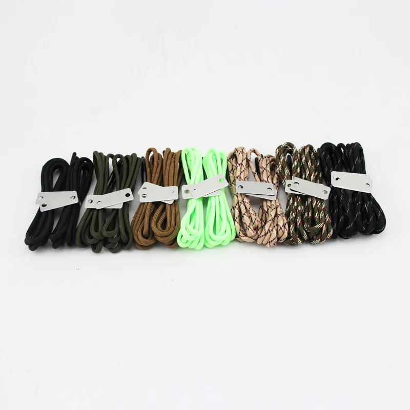 1pair Outdoor Camping Emergency Ignition Shoelaces Survival Tactical Boots Laces Shoe Accessories Wholesale Dropshipping