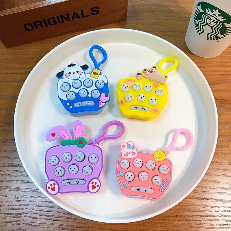 Pocket Gopher Hand Speed Reaction Training Game Machine Ciondolo Portachiavi