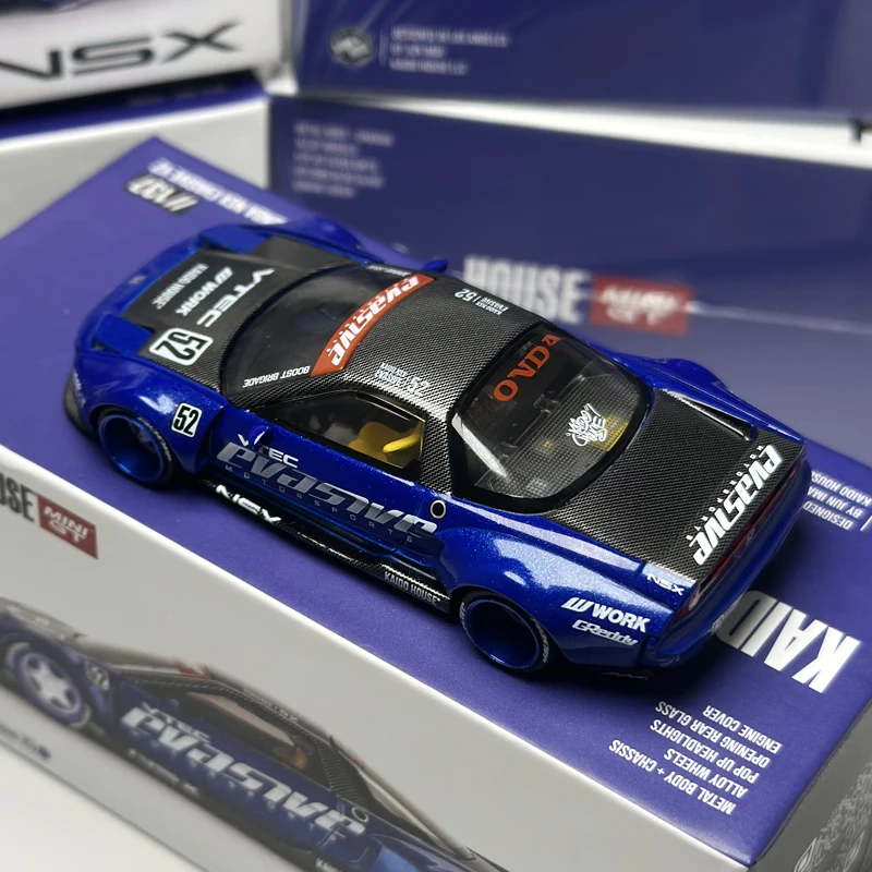 Kaido House MINIGT NSX Evasive V2 Blue KHMG alloy car model