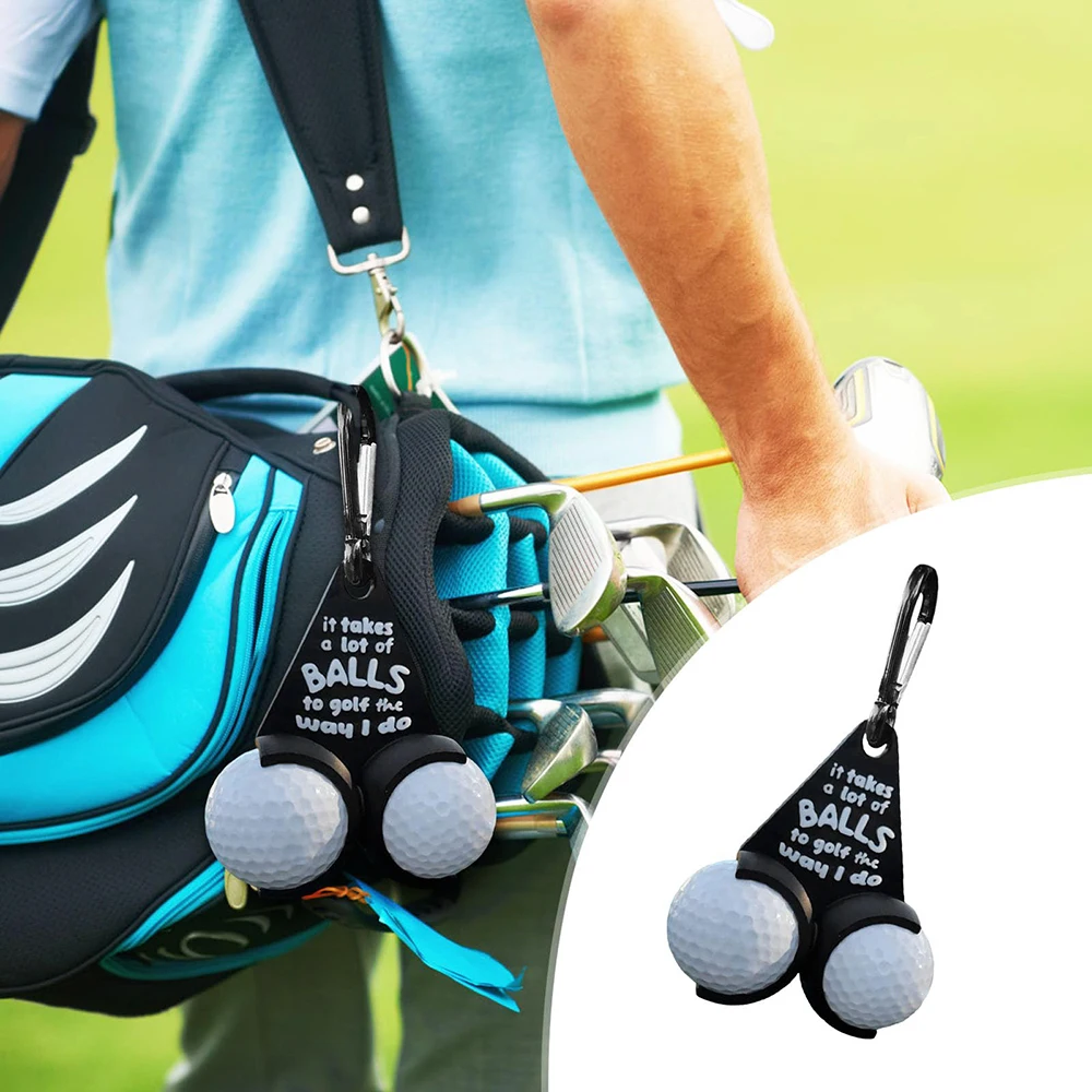 Description Picture 6 of item1pcs Creative Portable Golf Storage Stand With Golf Accessories That Can Hold Two Balls For Outdoor Sports Fun Gifts For Golfers
