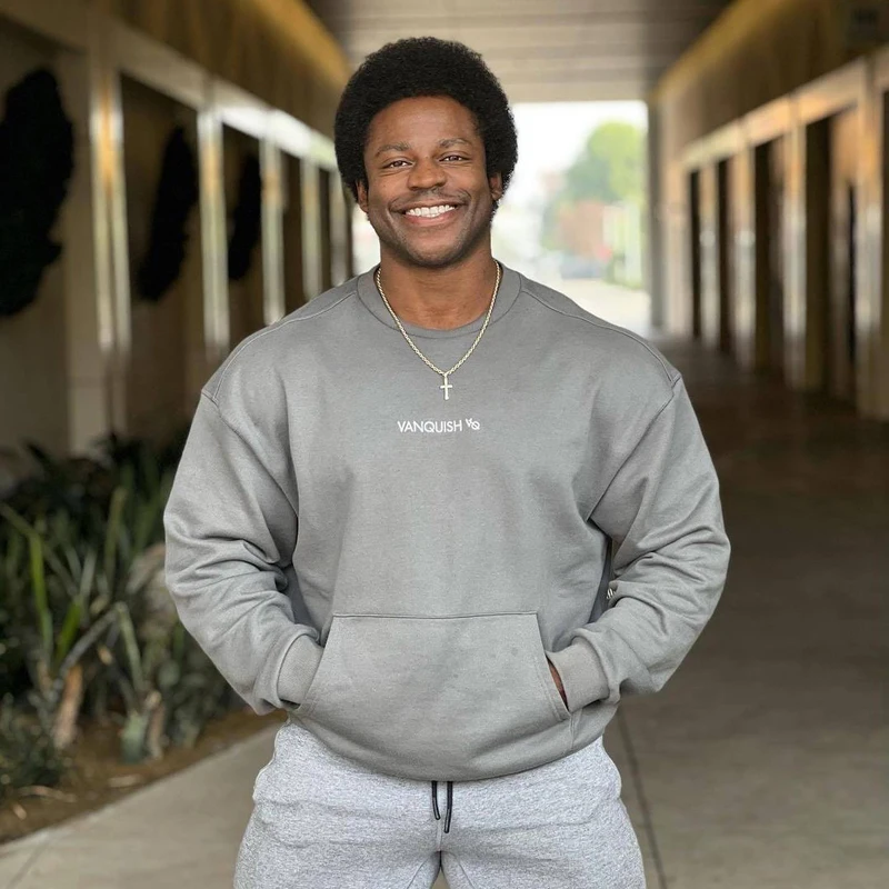 

Модная мужская одежда, мужская толстовка, хлопковый пуловер с круглым вырезом, джоггеры, одежда для спортзала, фитнеса, тренировок, повседневный трендовый пуловер