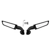 Motorcycle Mirrors Stealth Winglets Mirror To Rotate Adjustable Mirrors For YAMAHA YZF R6 R1 R25 R3 R125 R15 For Suzuki GSXR 600 3