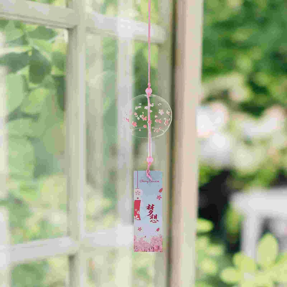 Campanello Eolico Giapponese In Vetro - Design Pesce Rosso Edo Furin, Per Esterno E Decorazione - Foto 10