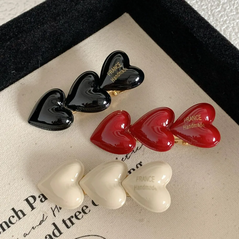 potete big heart clip bekko べっ甲 Amazon.com : Red by Kiss Gold Metal Hair Clips, Durable