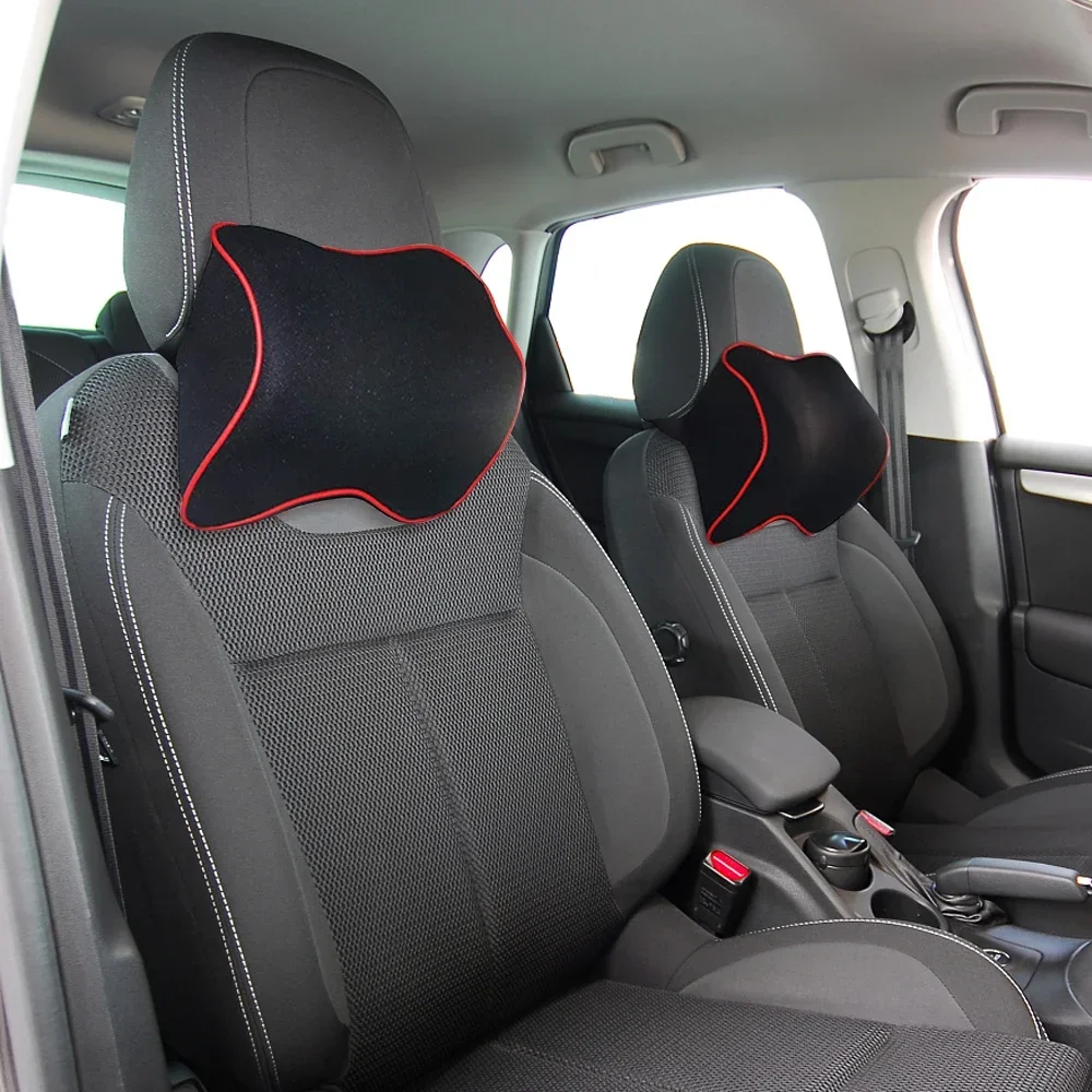 Memory Foam Breathable Car Neck Support Pillow