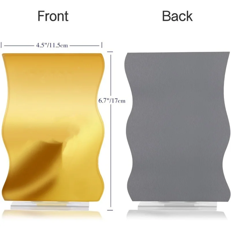 Hot Selling-10PCS Gold Table Numbers With Stands Holders Wave Elegant Wedding Acrylic Table Numbers Large Modern Number Si