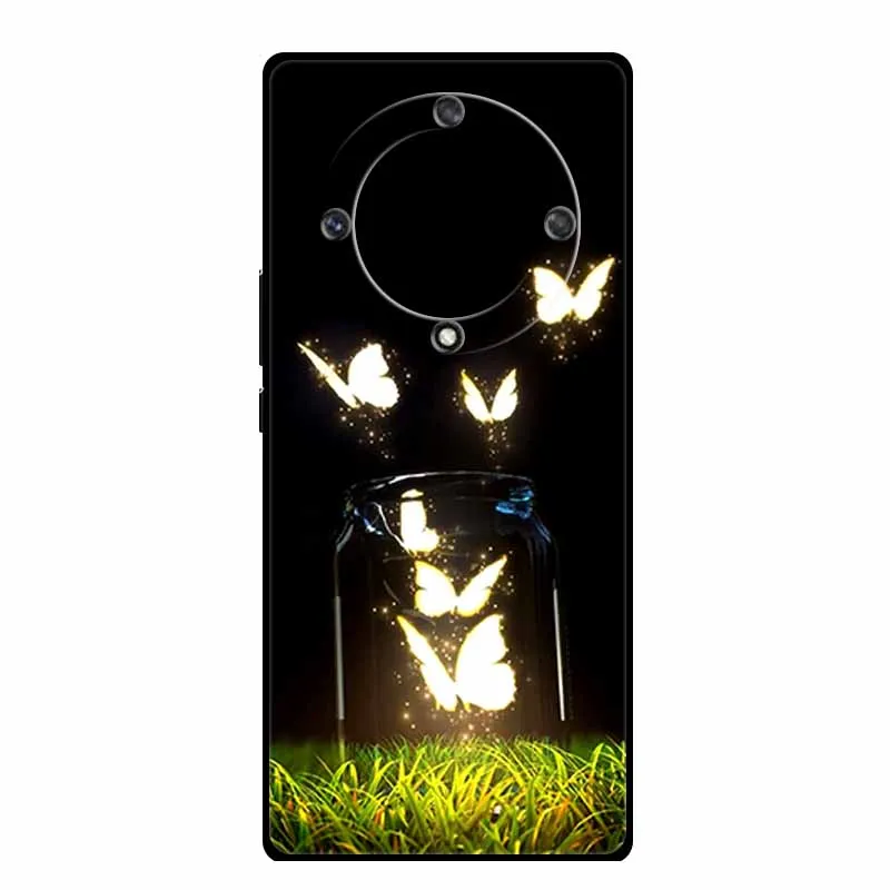 Wolf Lion Tiger Cat Black Silicone Soft Phone Case Cover
