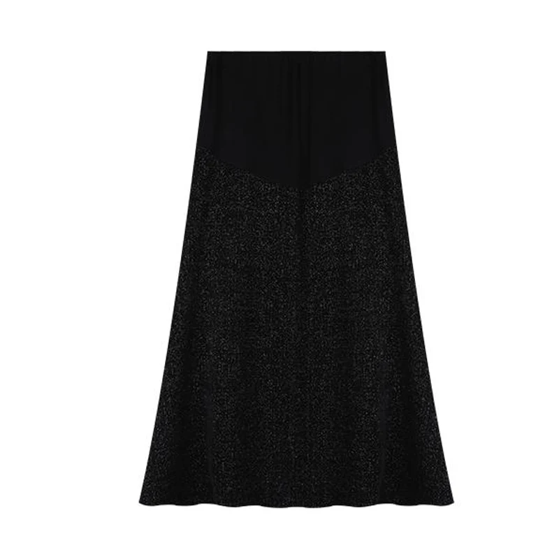 Autumn Maternity Fishtail Skirts Fashion Beautiful Long Loose Pregnant Woman Trumpet Plus Size Pregnancy Mermaid Long Skirt