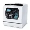 Portable Countertop Dishwasher 5 Washing Options 4 Place Settings 5L Water Tank Glass Door Display 1