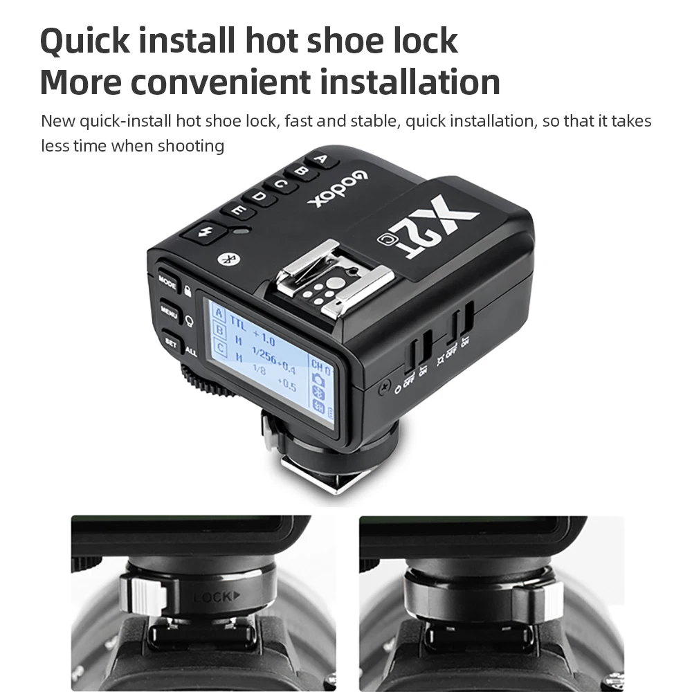 Godox X2 X2T-C X2T-N X2T-S X2T-F X2T-O X2T-P TTL 1/8000s HSS 무선 플래시 트리거, 캐논 니콘 후지 올림푸스 펜탁스