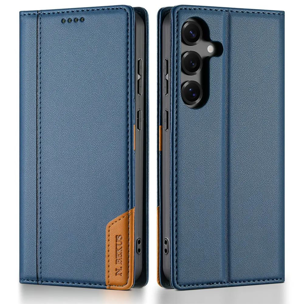 Luxury RFID Leather Wallet Phone Case Cover - Premium Book Style