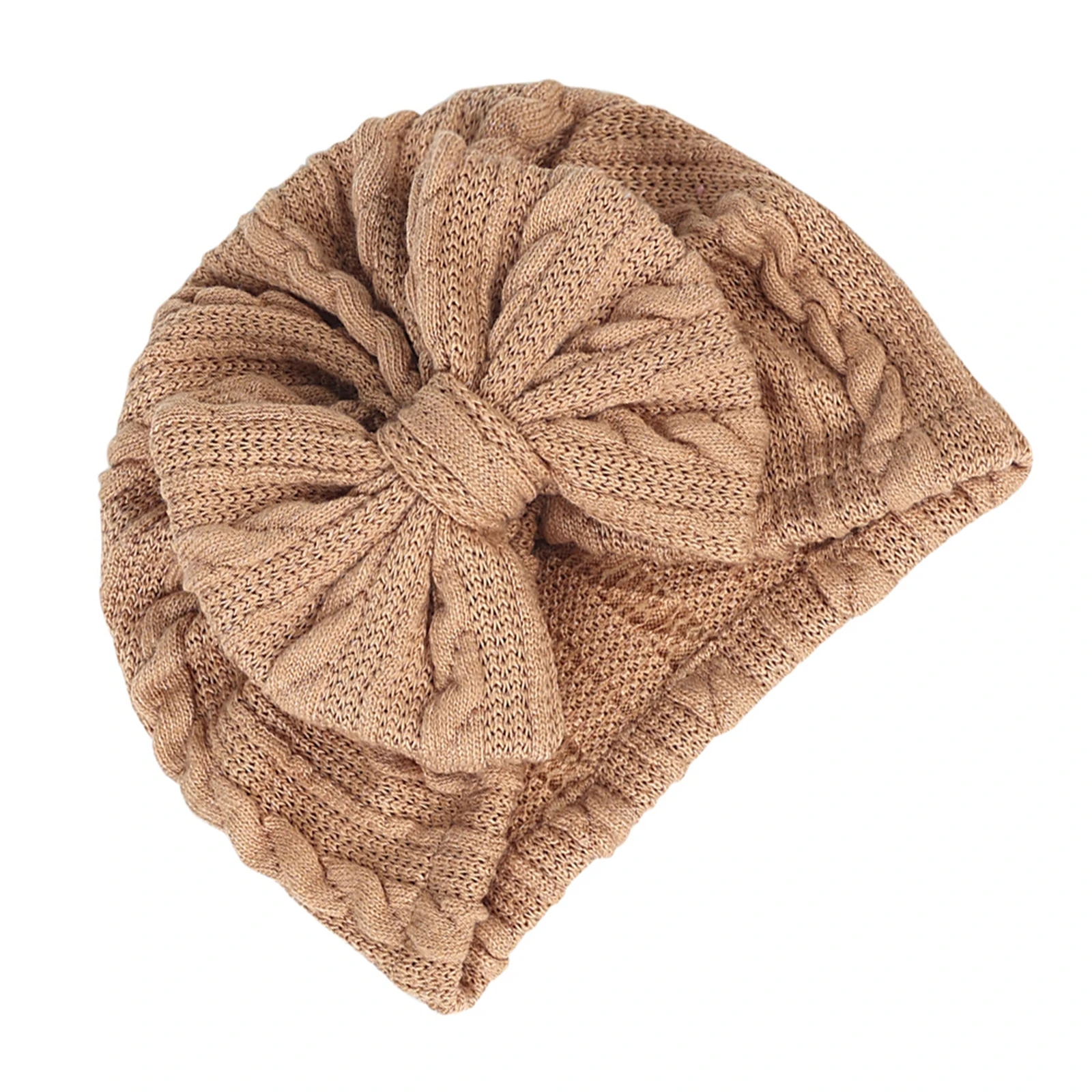 Infant Baby Girls Bow Hat Solid Color High Elasticity Casual Newborn Soft Head Wraps Turban Accessory 0-18M baby hat