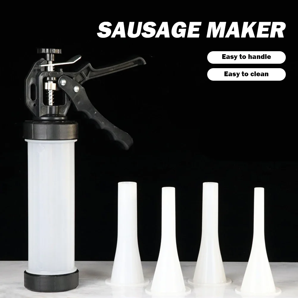 Sausage Stuffing Machine Manual Syringe for Meatballs Filling Home Kitchen