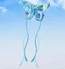 Free Shipping butterfly kites flying for children kites string line weifang kites factory fishing line child game inflatable toy 4