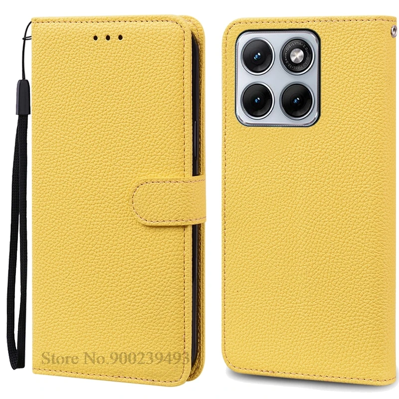 Enhanced Leather Flip Wallet Cover | Magnetic Book-Style Protective Case for Motorola Edge 70 Fusion