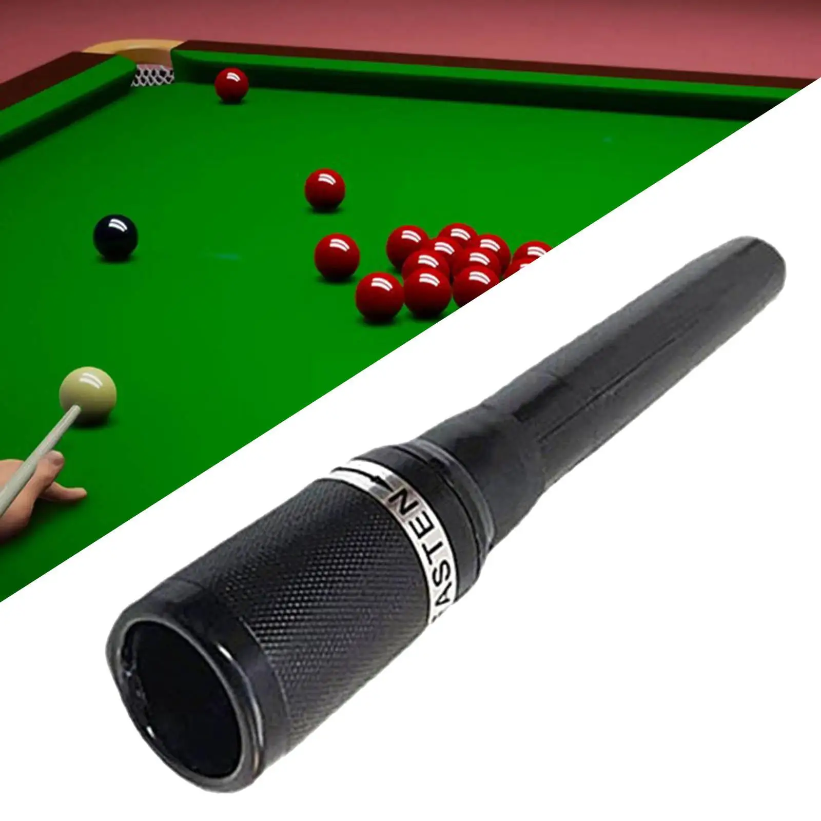 Billiard Pool Stick Extension Billiard Holder 31cm End Lengthener Shaft Sleeve Accessory Tool Billiard Stick Lengthening Handle