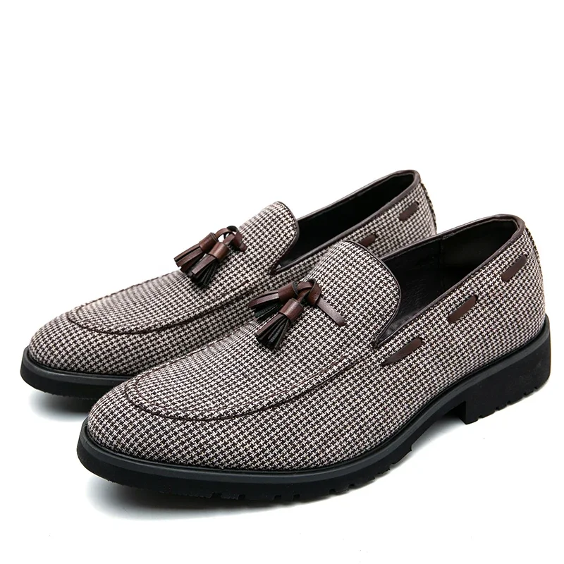 Men's Canvas Slip-On Loafers - Soft Rubber Sole Driving Shoes For Casual & Business Wear