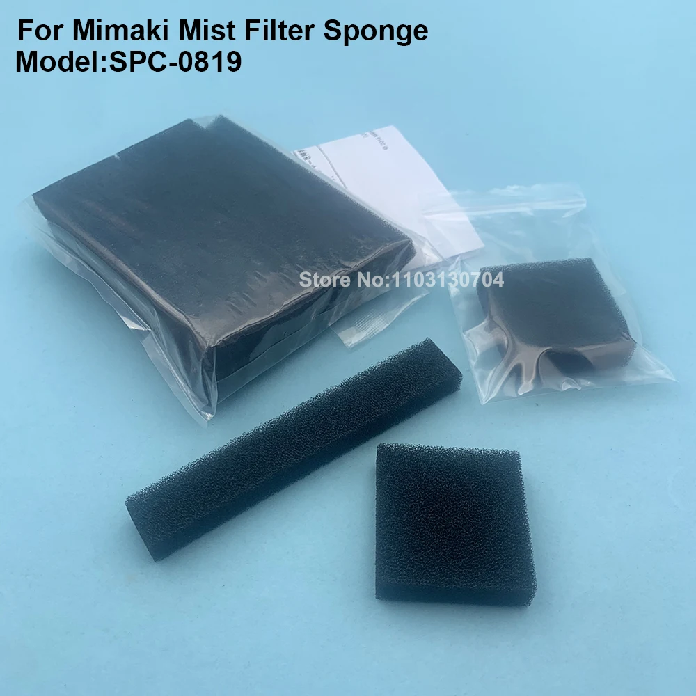1Bag Original Waste Sponge SPC-0819 Mist Filter Set Cotton For Mimaki UCJV150 UCJV300 UJF-3042 UJF-6042 UJF-A3 UV Printer