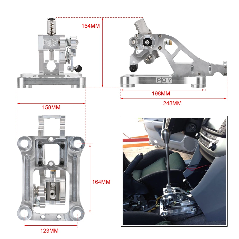 Ensemble de boîte de vitesses de billette pour 03-07 Accord CL7 CL9 & 04-08 TSX & TL PQY-PDZ002 de remplacement de levier de vitesse