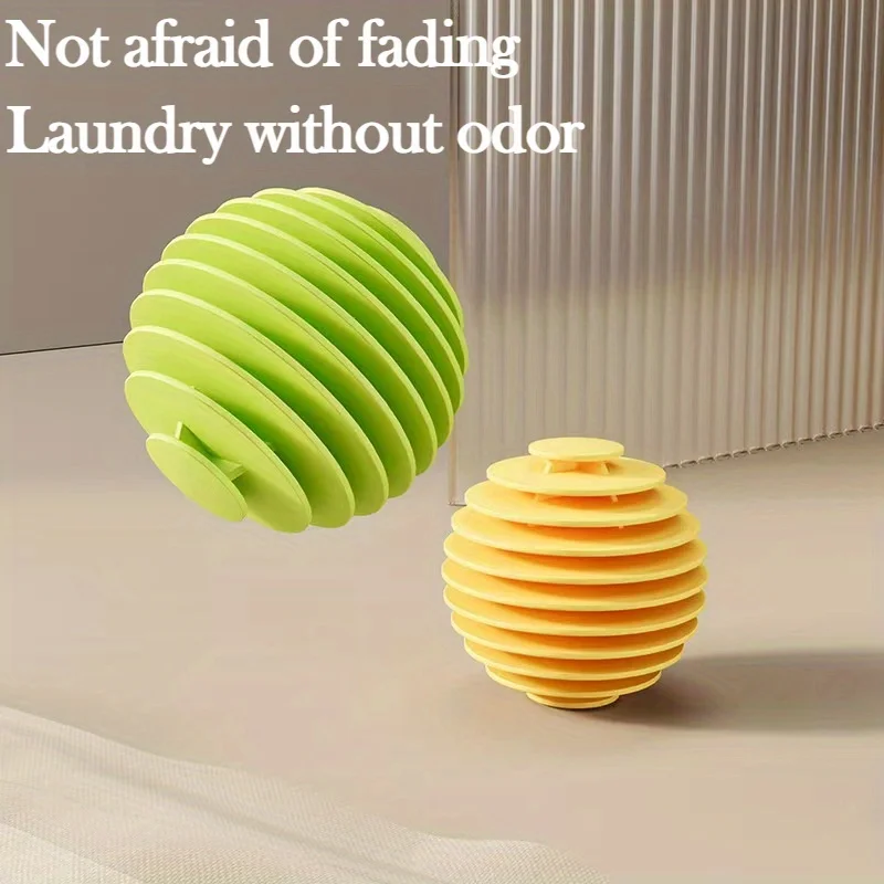 6 Reusable Anti-tangling Laundry Balls Wrinkle Remove