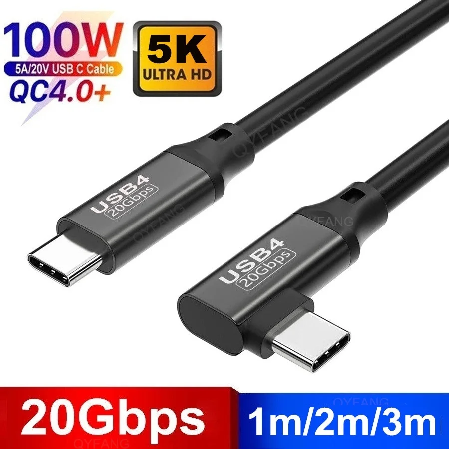 Кабель USB 4 Gen2 C 4K 60 Гц 20 Гбит/с USB4 при USB3.2 Super Transfer для Oculus Quest2 link Acer Dell XPS SSD с кабелем