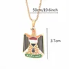 Stainless Steel Republic Of Iraq Pendant Necklaces Jewelry Charms Iraqi Chain Necklace 2