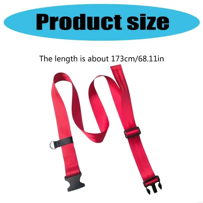 Y88D Suitcase Tie Down Strap Travel Suitcase Belt for Organizing Your Travel Gear on Airplanes and Ensuring Kids Safety